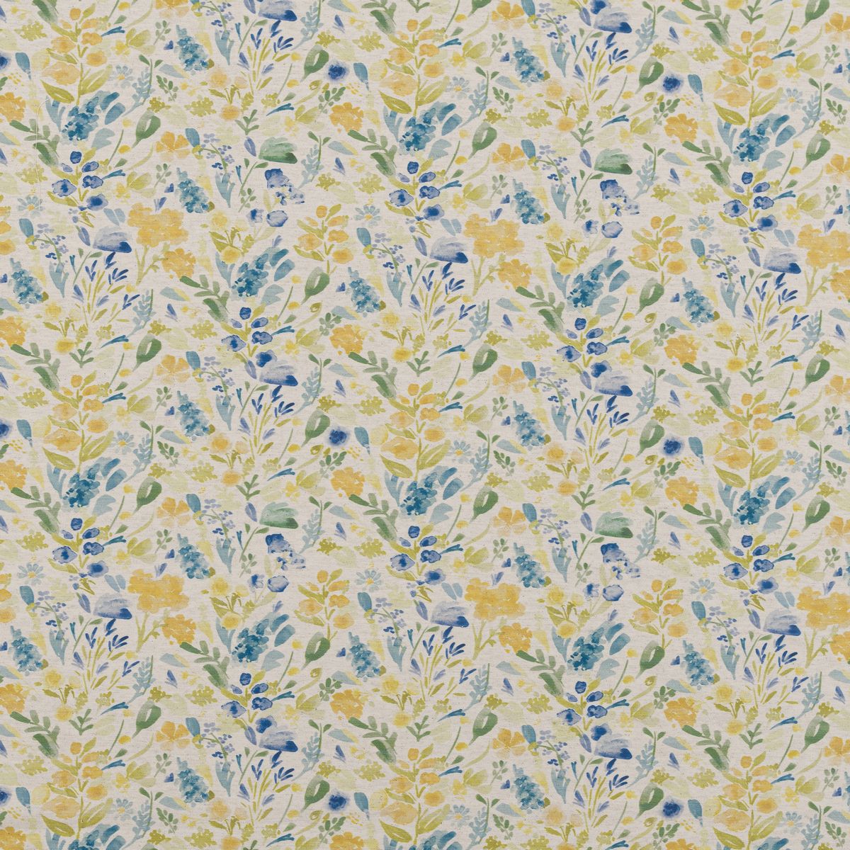 Wild Meadow Teal Fabric by Porter & Stone