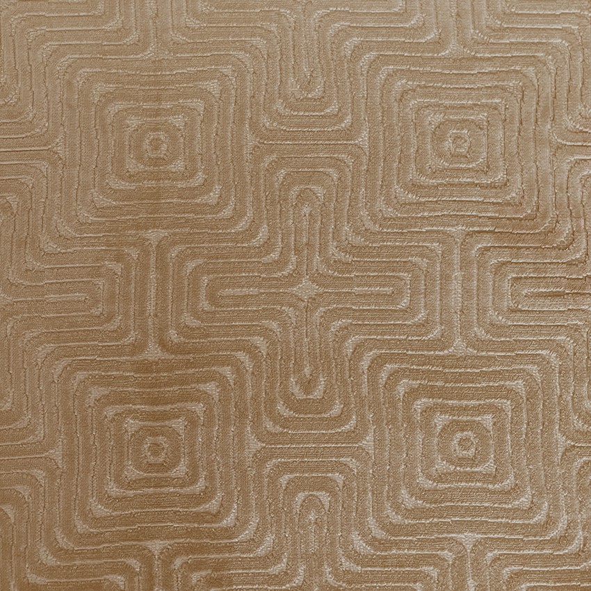 Wilson Maze Bronze Fabric by Art Of The Loom