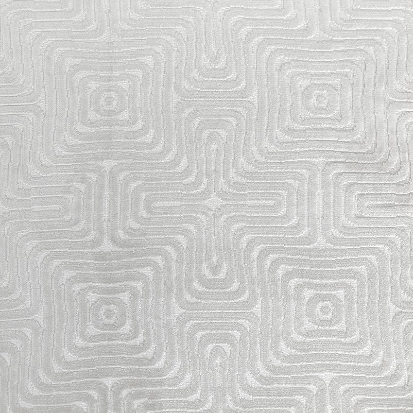 Wilson Maze Oyster Fabric by Art Of The Loom