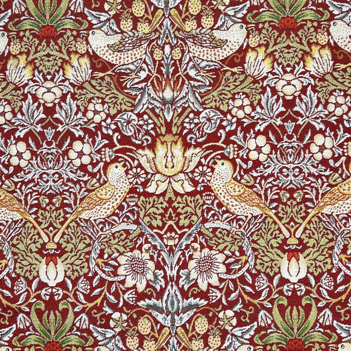 Strawberry Thief Wine Fabric by Chatham Glyn