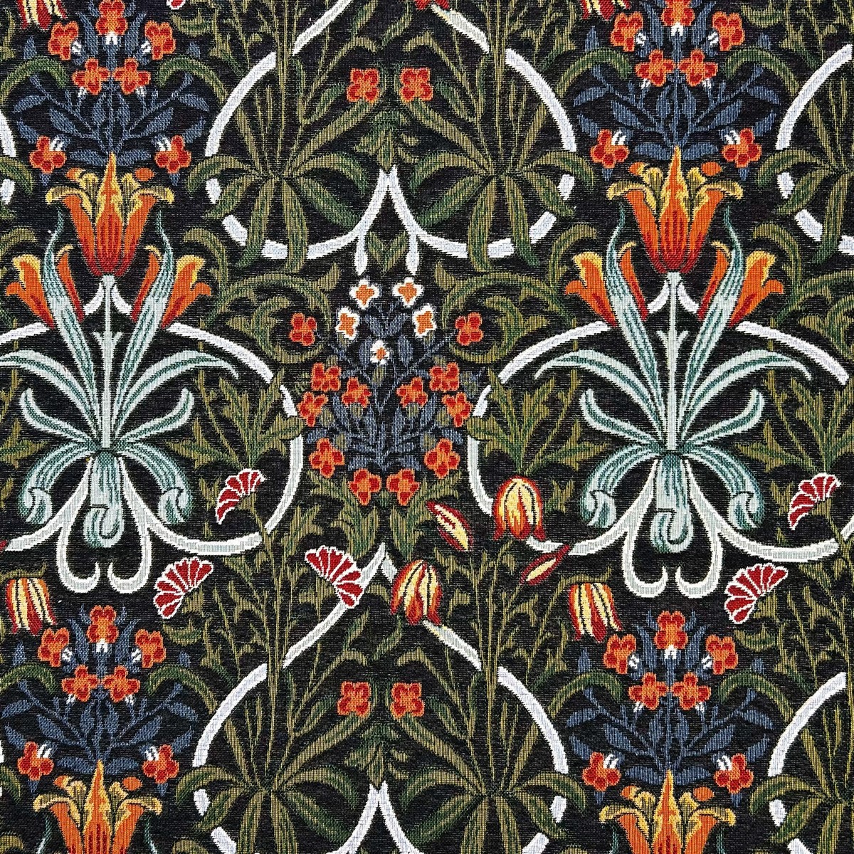 Woodland Weeds Ebony Fabric by Chatham Glyn