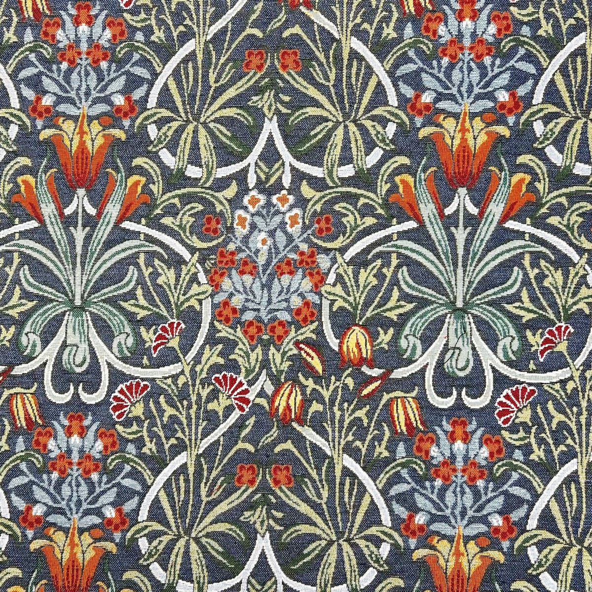 Woodland Weeds Indigo Fabric by Chatham Glyn