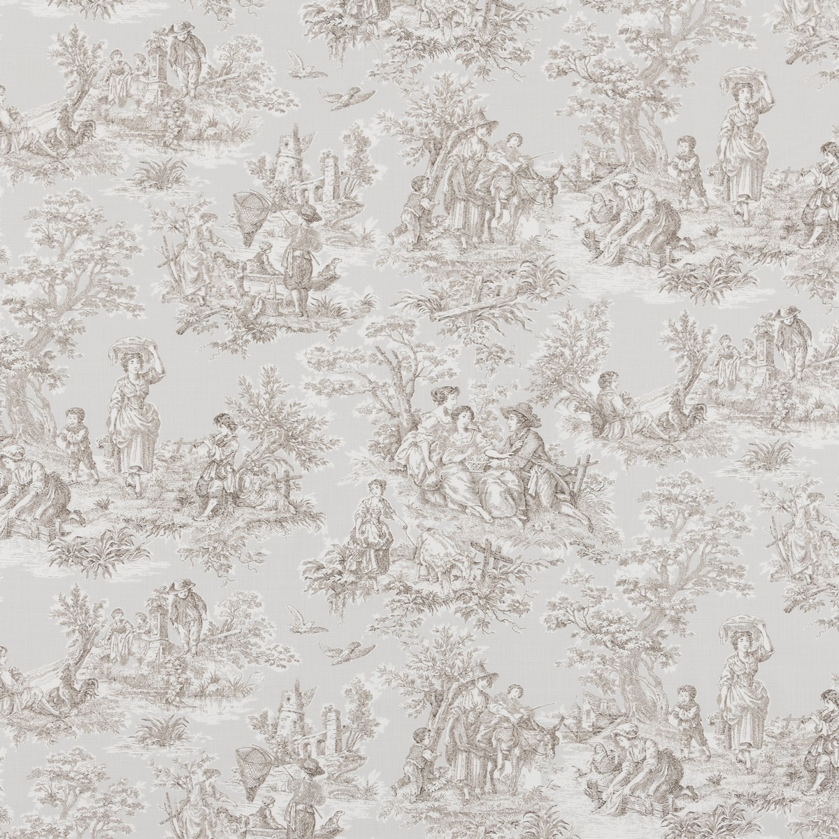 Whistledown Parchment Fabric by Beaumont Textiles