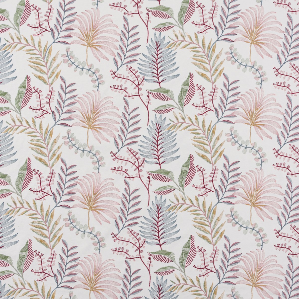 Mimosa Pomegranate Fabric by Beaumont Textiles