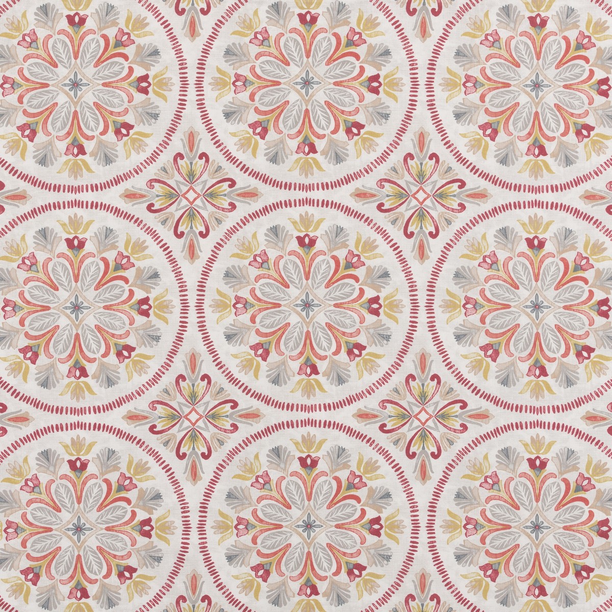 Tamarix Pomegranate Fabric by Beaumont Textiles