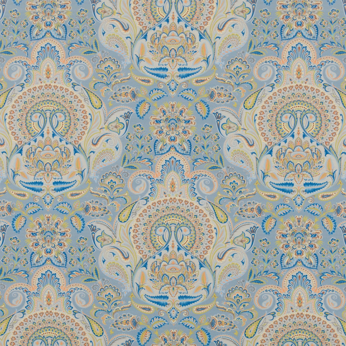 Shiraz Marine Blue Fabric by Beaumont Textiles