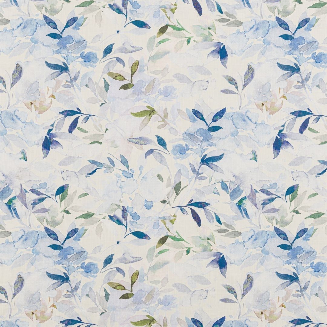 Gouache Azure Fabric by Beaumont Textiles