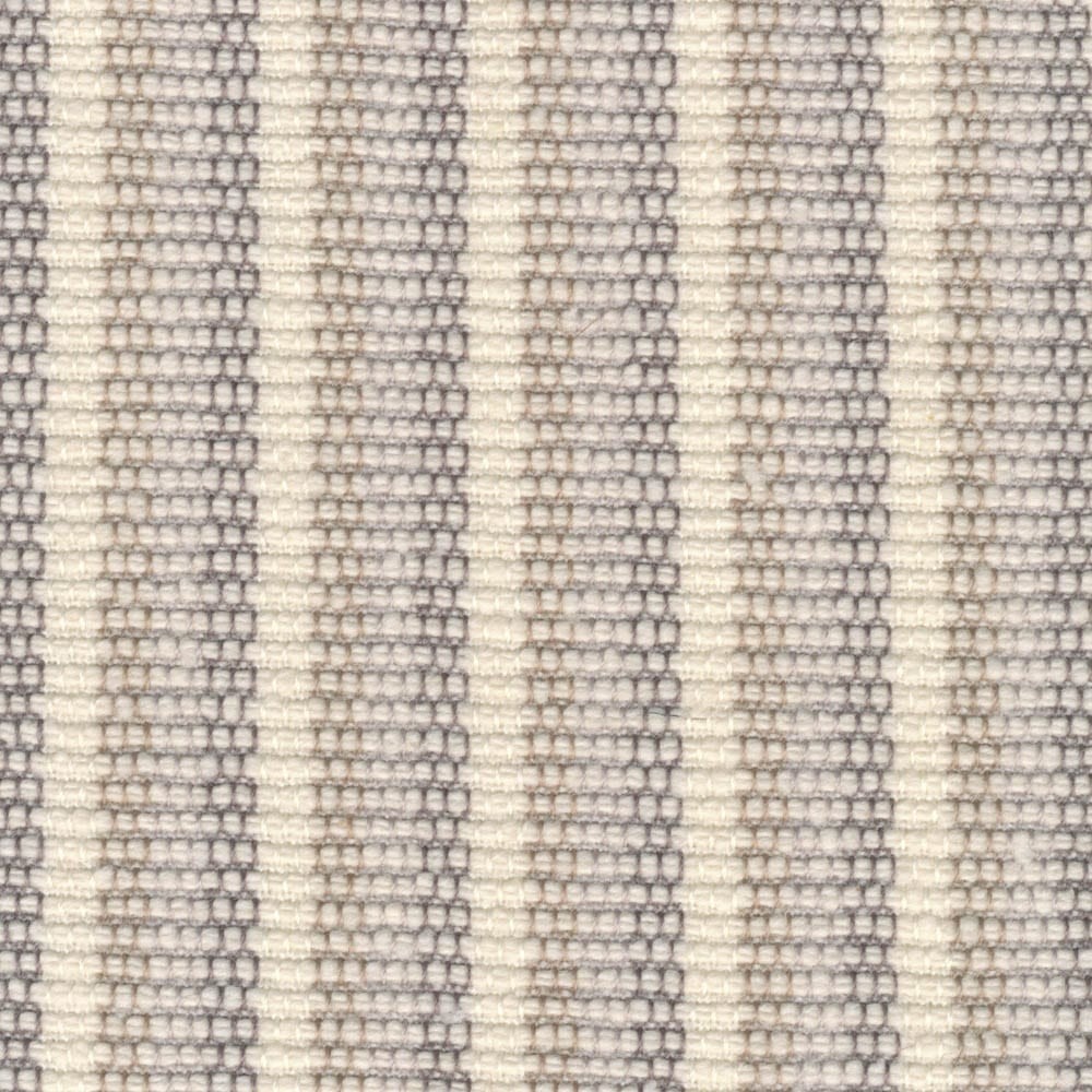 Islabank Stripe Oatmeal Fabric by The Isle Mill