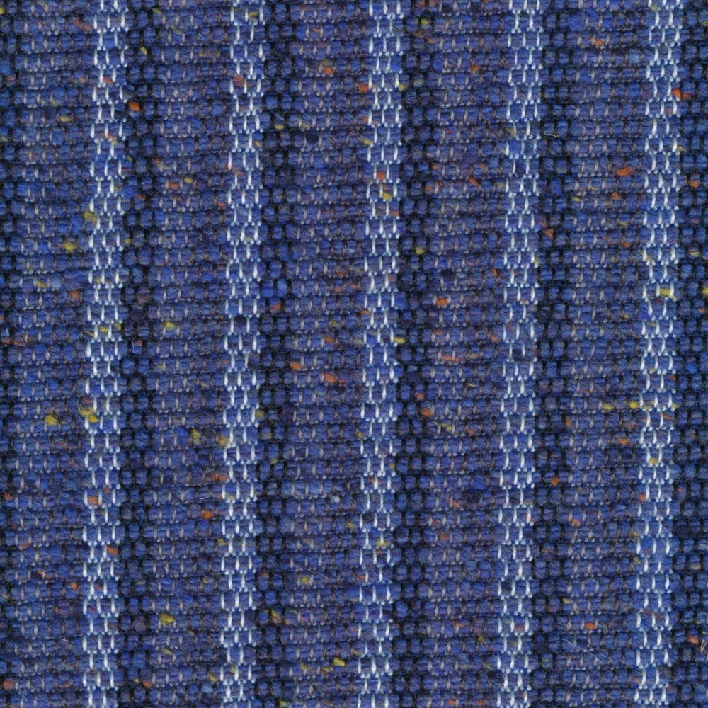 Islabank Stripe Royal Fabric by The Isle Mill