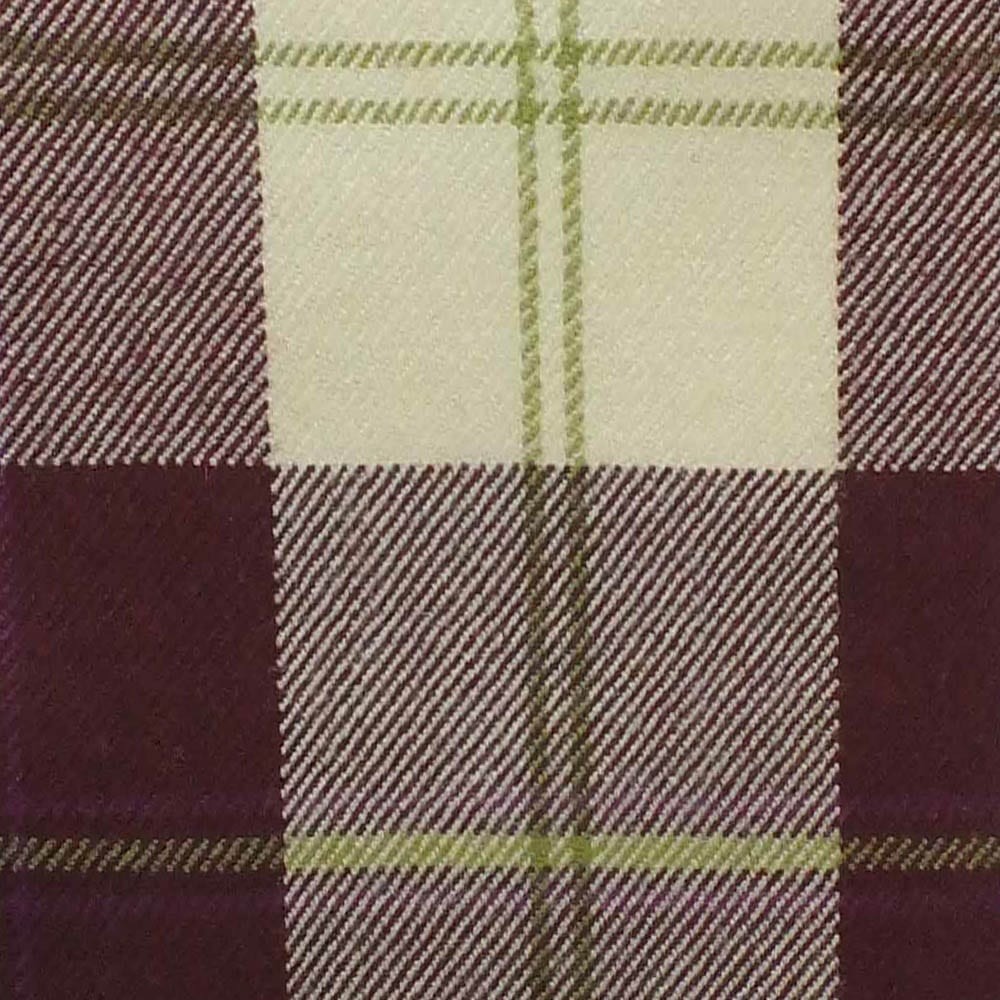 Torridon Burgundy Fabric by The Isle Mill