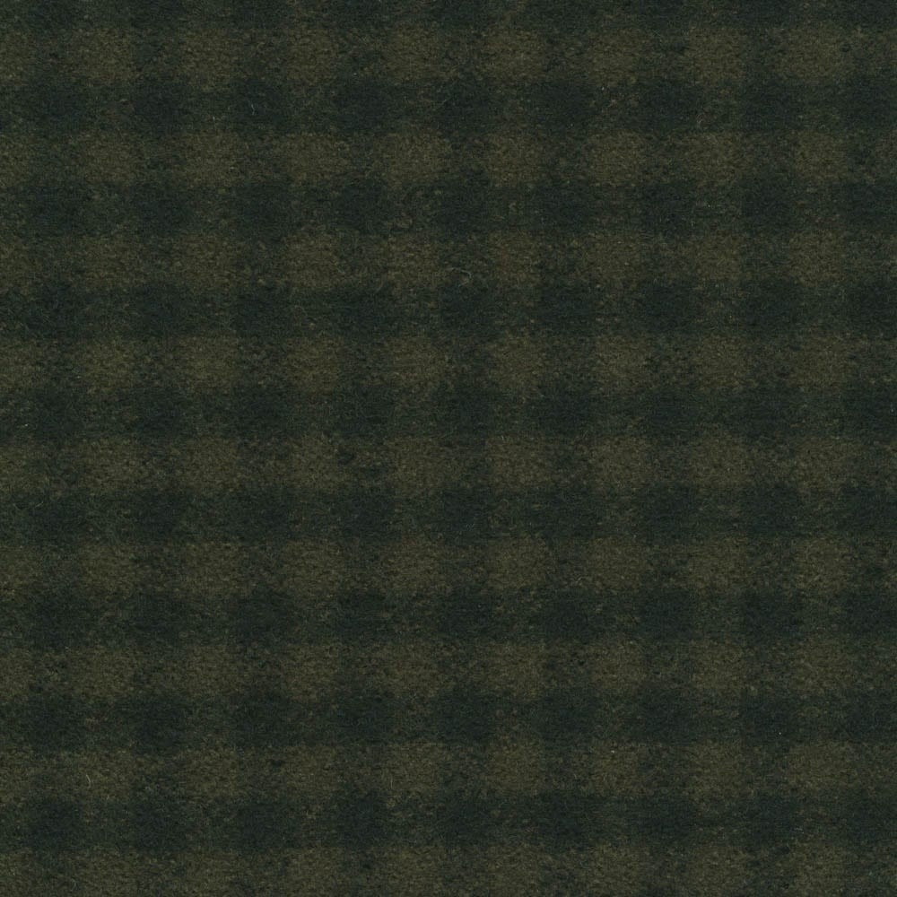 Callanish Gingham Evergreen Fabric by The Isle Mill