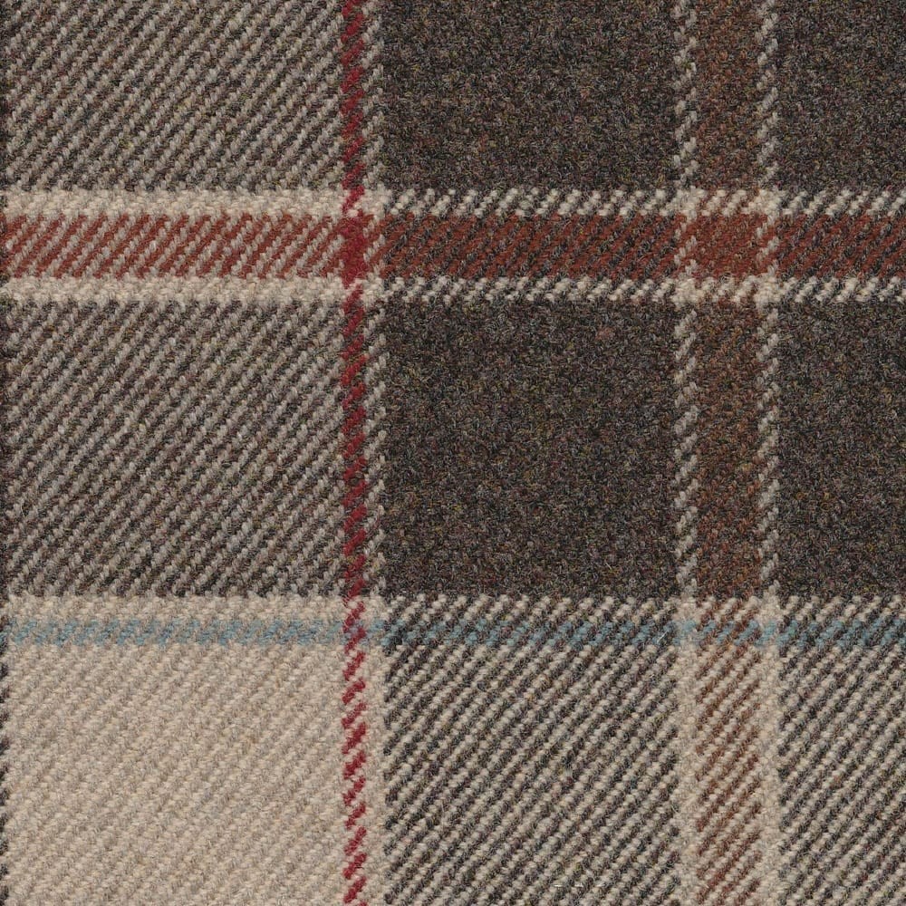 Callanish Plaid Mole Fabric by The Isle Mill