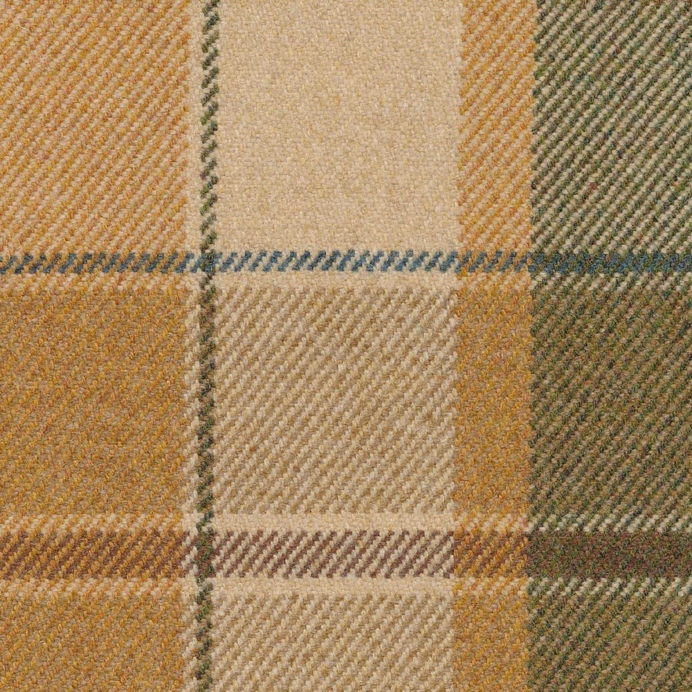 Callanish Plaid Pewter Fabric by The Isle Mill