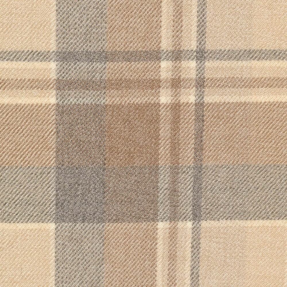 Clunie Burn Oatmeal Fabric by The Isle Mill