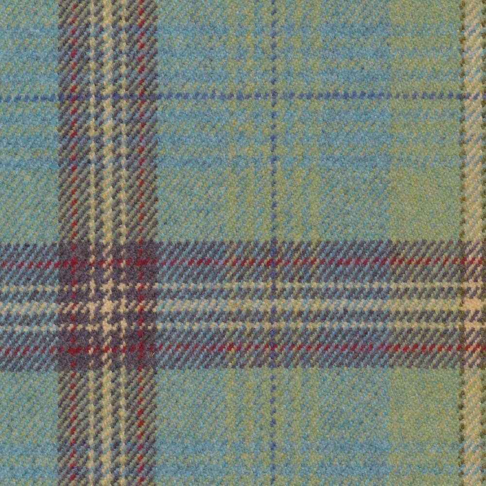 Craigie Plaid Catkin Fabric by The Isle Mill