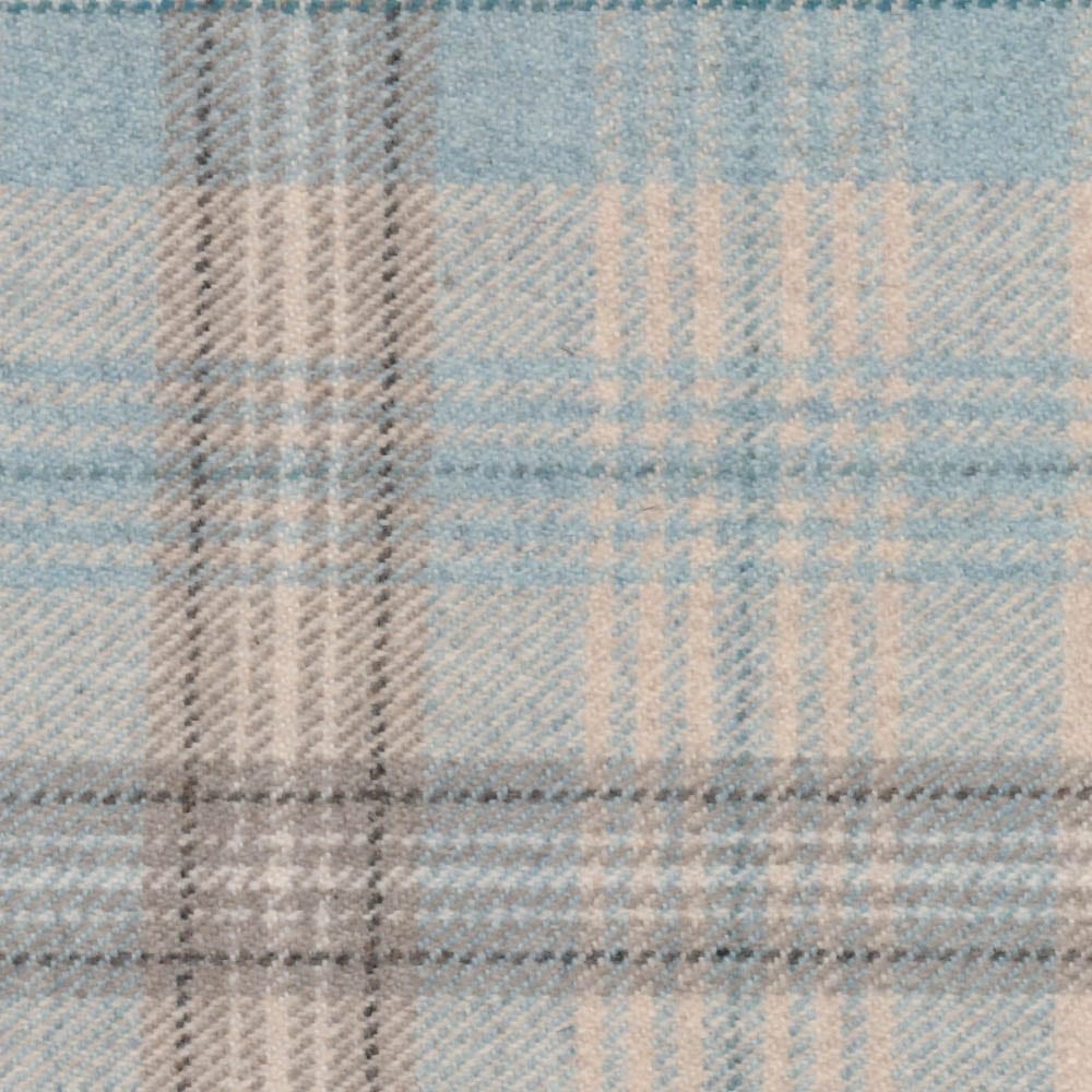 Craigie Plaid Opal Fabric by The Isle Mill