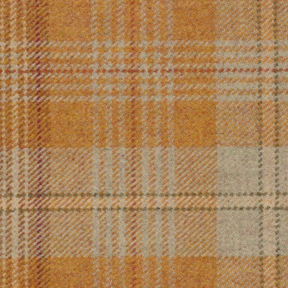 Craigie Plaid Harvest Fabric by The Isle Mill