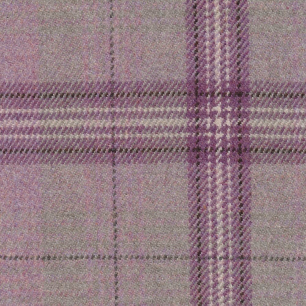 Craigie Plaid Heather Fabric by The Isle Mill