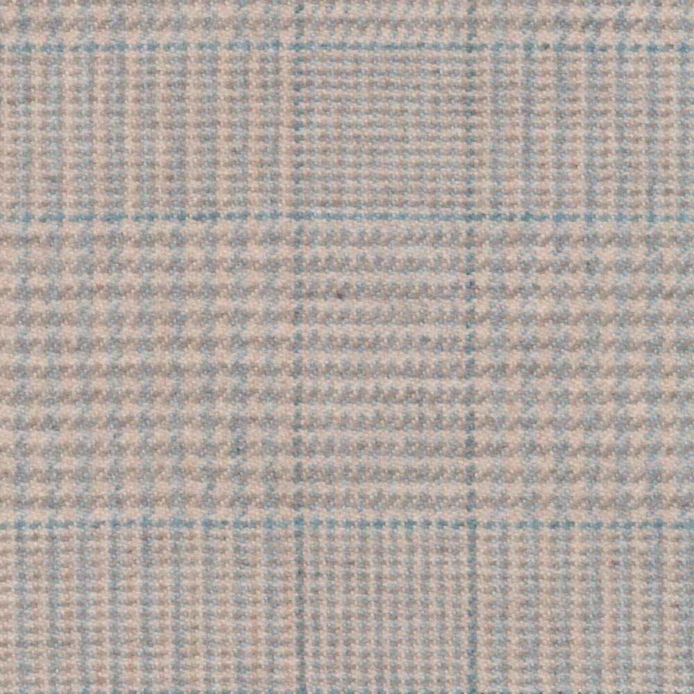 Craigie Check Opal Fabric by The Isle Mill