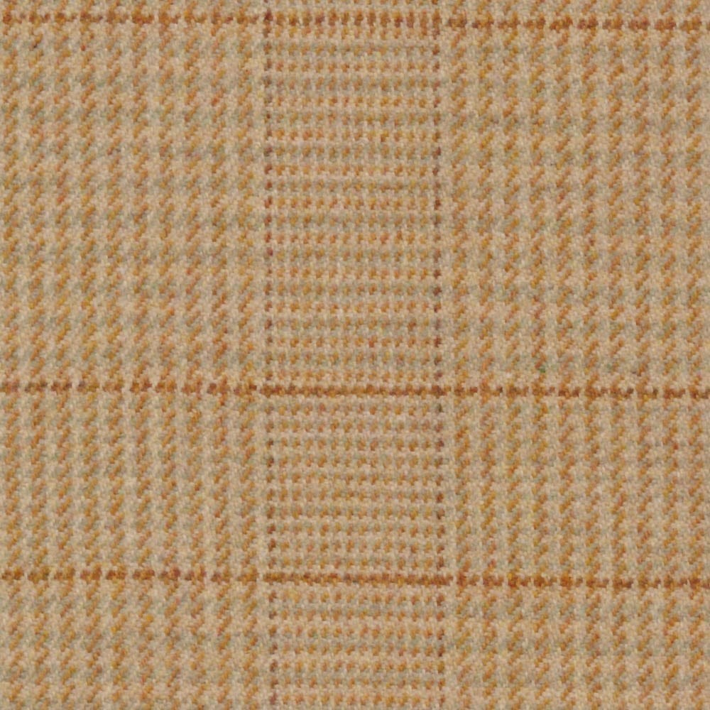 Craigie Check Harvest Fabric by The Isle Mill