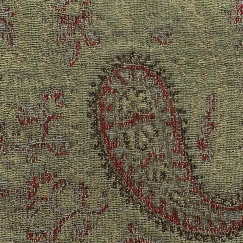 Craigie Paisley Catkin Fabric by The Isle Mill