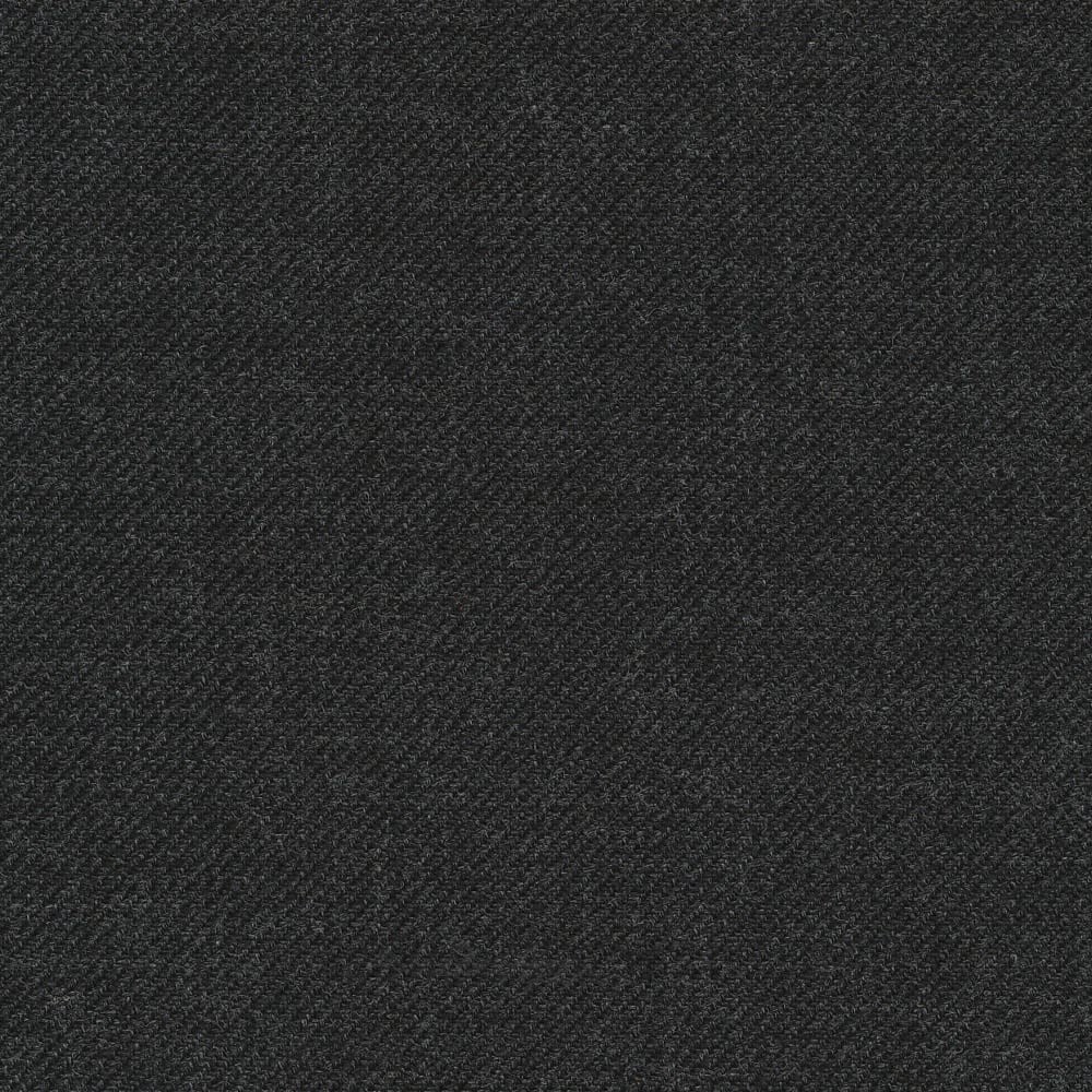 Islay Twill Charcoal Fabric by The Isle Mill