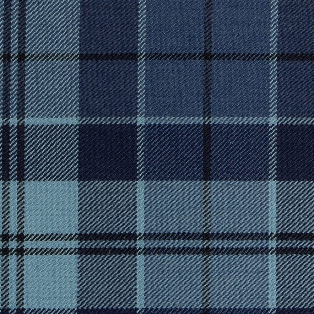 Strathclyde Blue Ancient Fabric by The Isle Mill