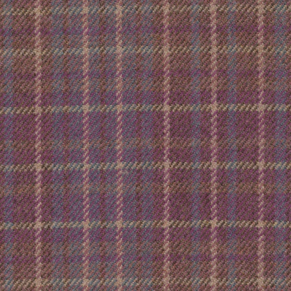 Rosslyn Plaid Amethyst Fabric by The Isle Mill