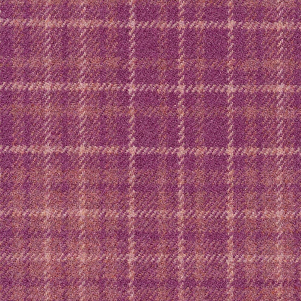 Rosslyn Plaid Damson Fabric by The Isle Mill