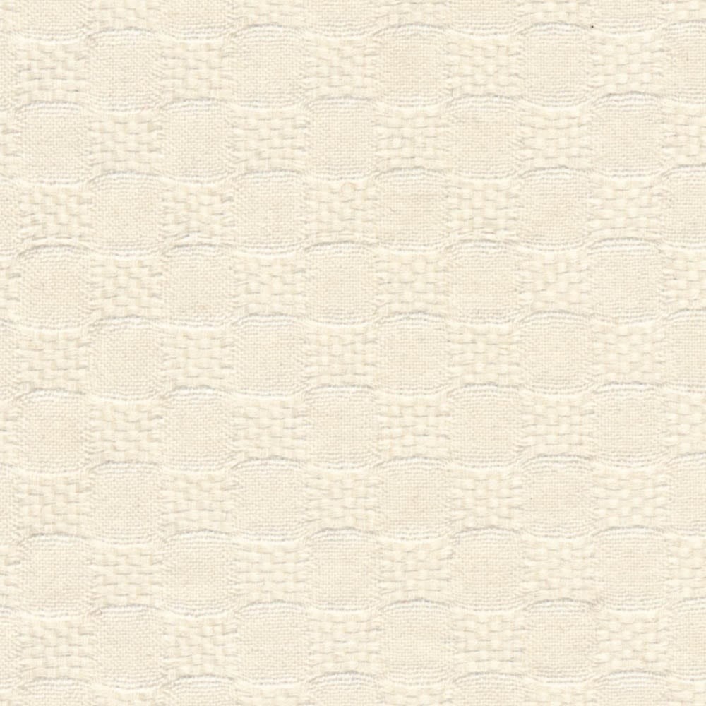 Luce White Fabric by The Isle Mill