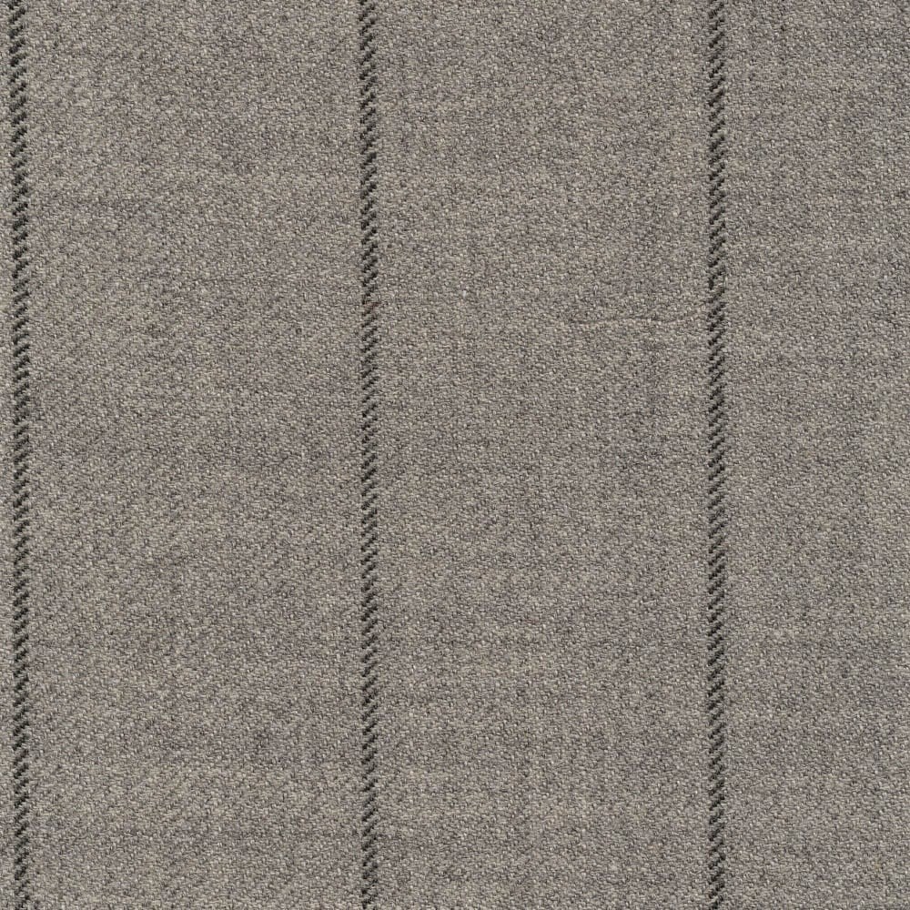 Sloane Stripe Steel Fabric by The Isle Mill