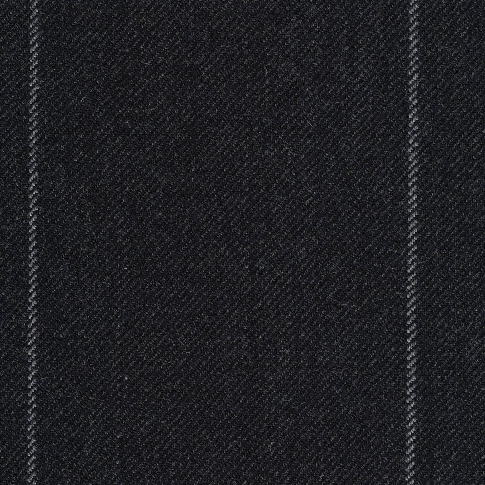 Sloane Stripe Midnight Fabric by The Isle Mill