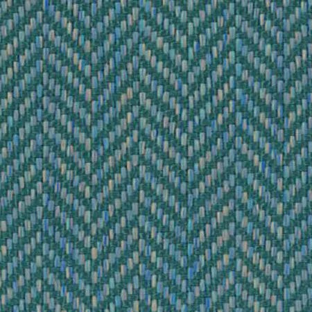 Classic Herringbone Peacock Fabric by Abbotsford Textiles