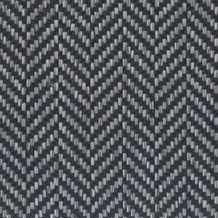 Classic Herringbone Smoke Fabric by Abbotsford Textiles