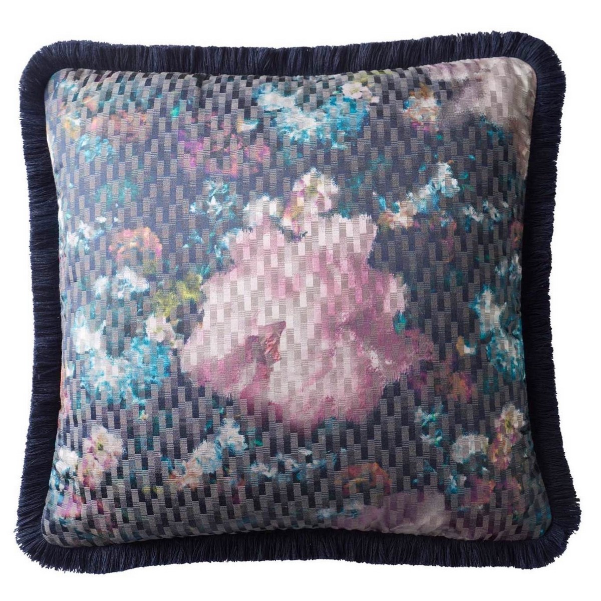 Camile Midnight Cushion Fabric by Clarke & Clarke