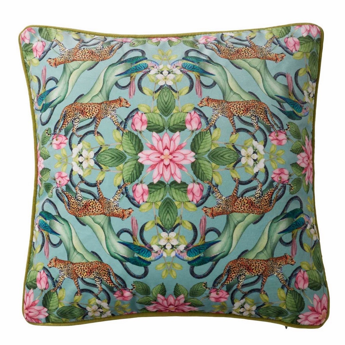 Menagerie Aqua Cushion Fabric by Wedgwood