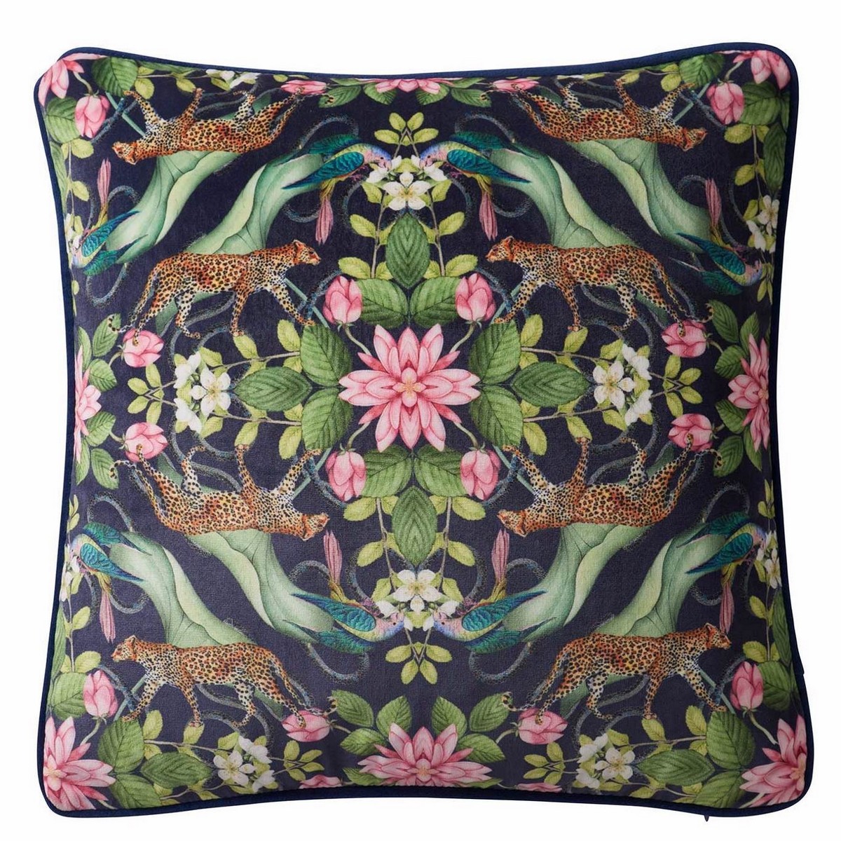 Menagerie Midnight Cushion Fabric by Wedgwood