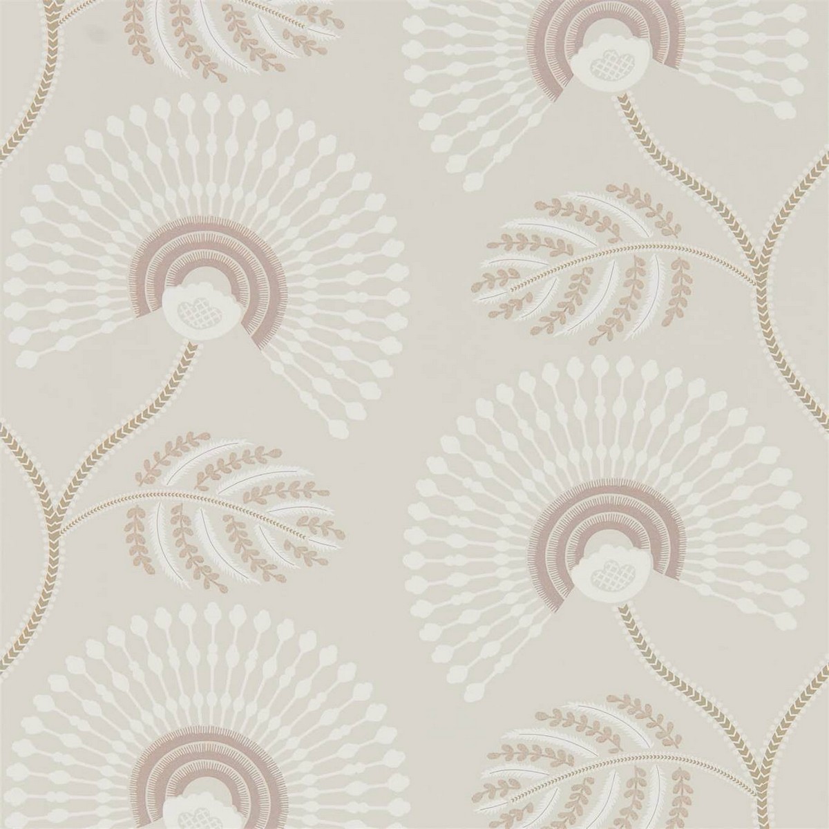 Louella Rose Quartz/Pearl Fabric by Harlequin