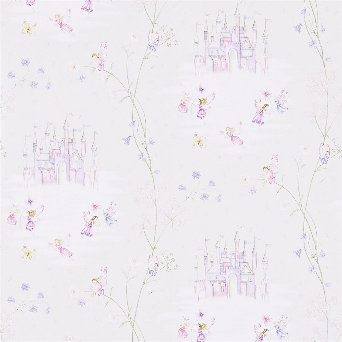 Fairy Castle Vanilla Fabric by Sanderson