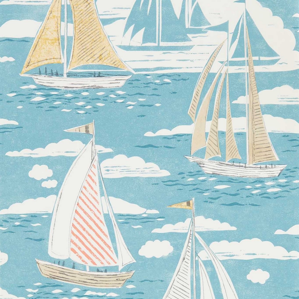 Sailor Pacific Fabric by Sanderson