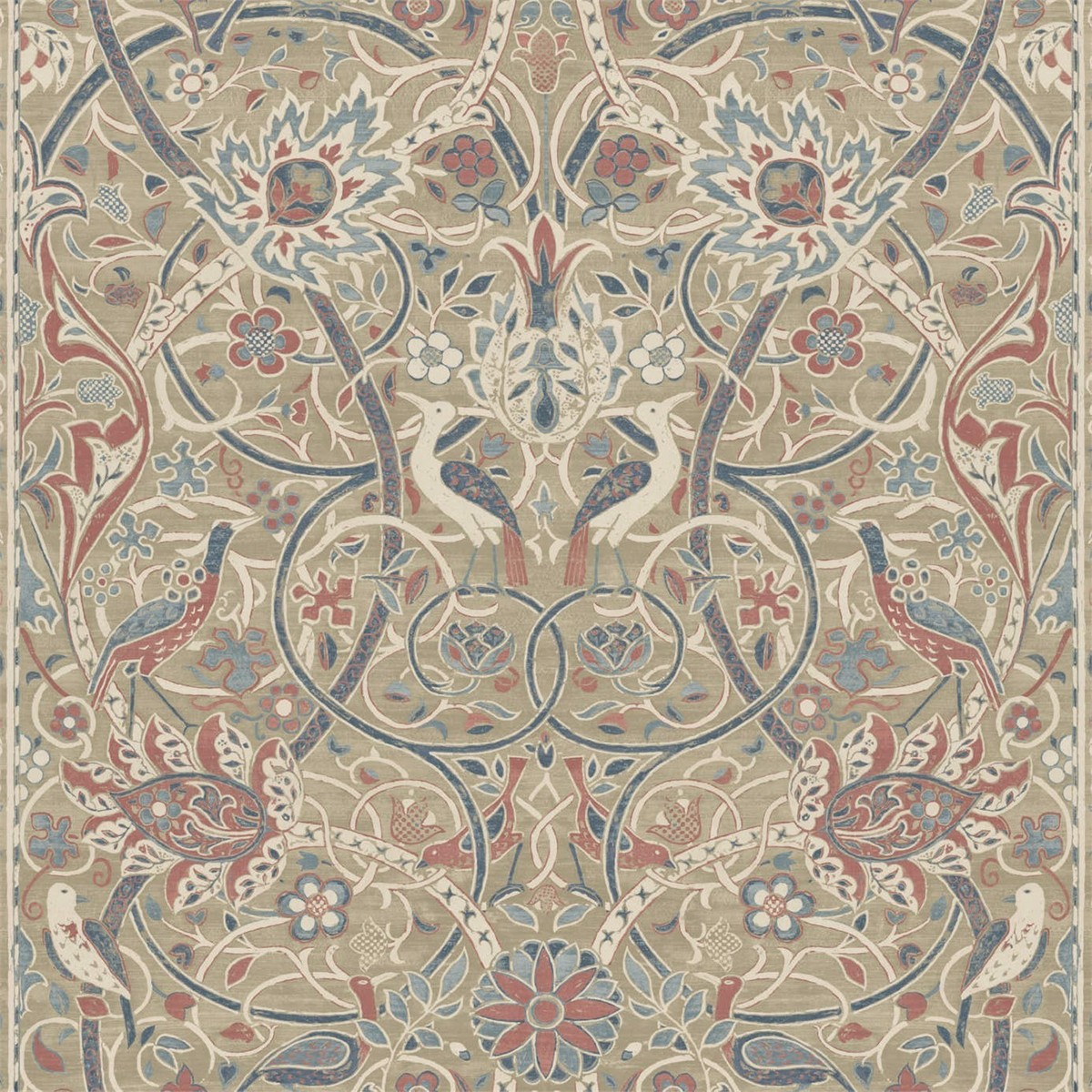 Bullerswood Spice/Manilla Fabric by William Morris & Co.