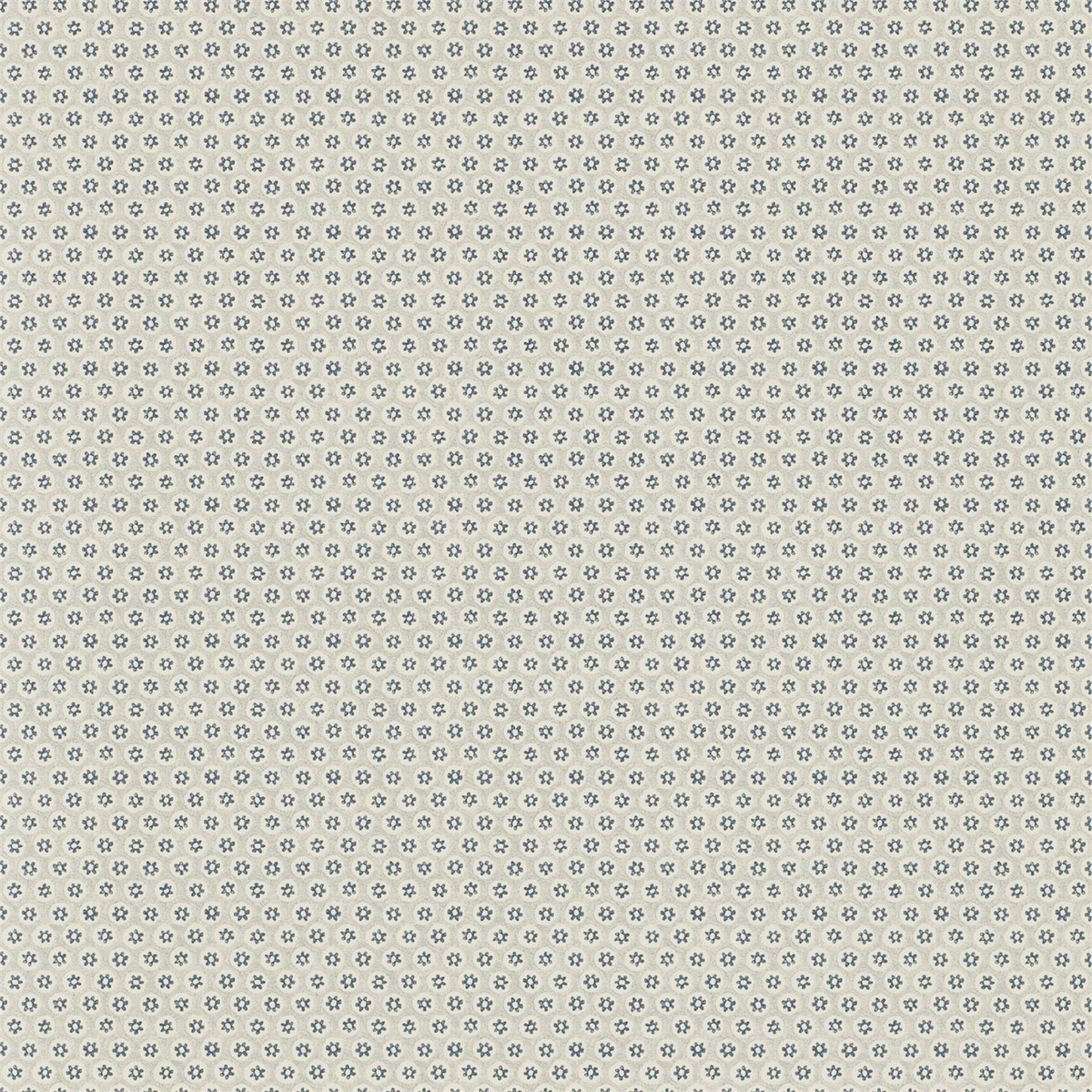 Honeycombe Cream/Woad Fabric by William Morris & Co.