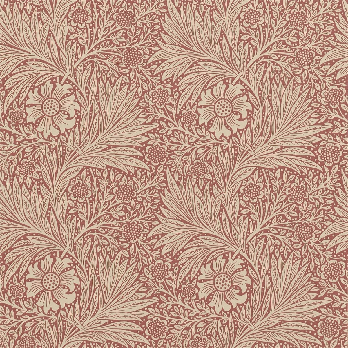 Marigold Brick/Manilla Fabric by William Morris & Co.