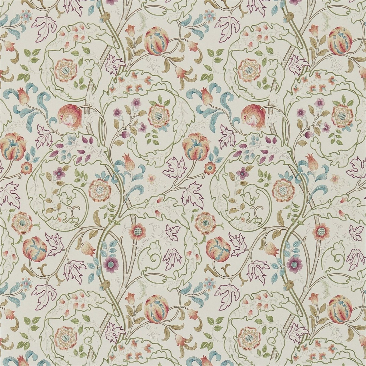 Mary Isobel Rose/Artichoke Fabric by William Morris & Co.