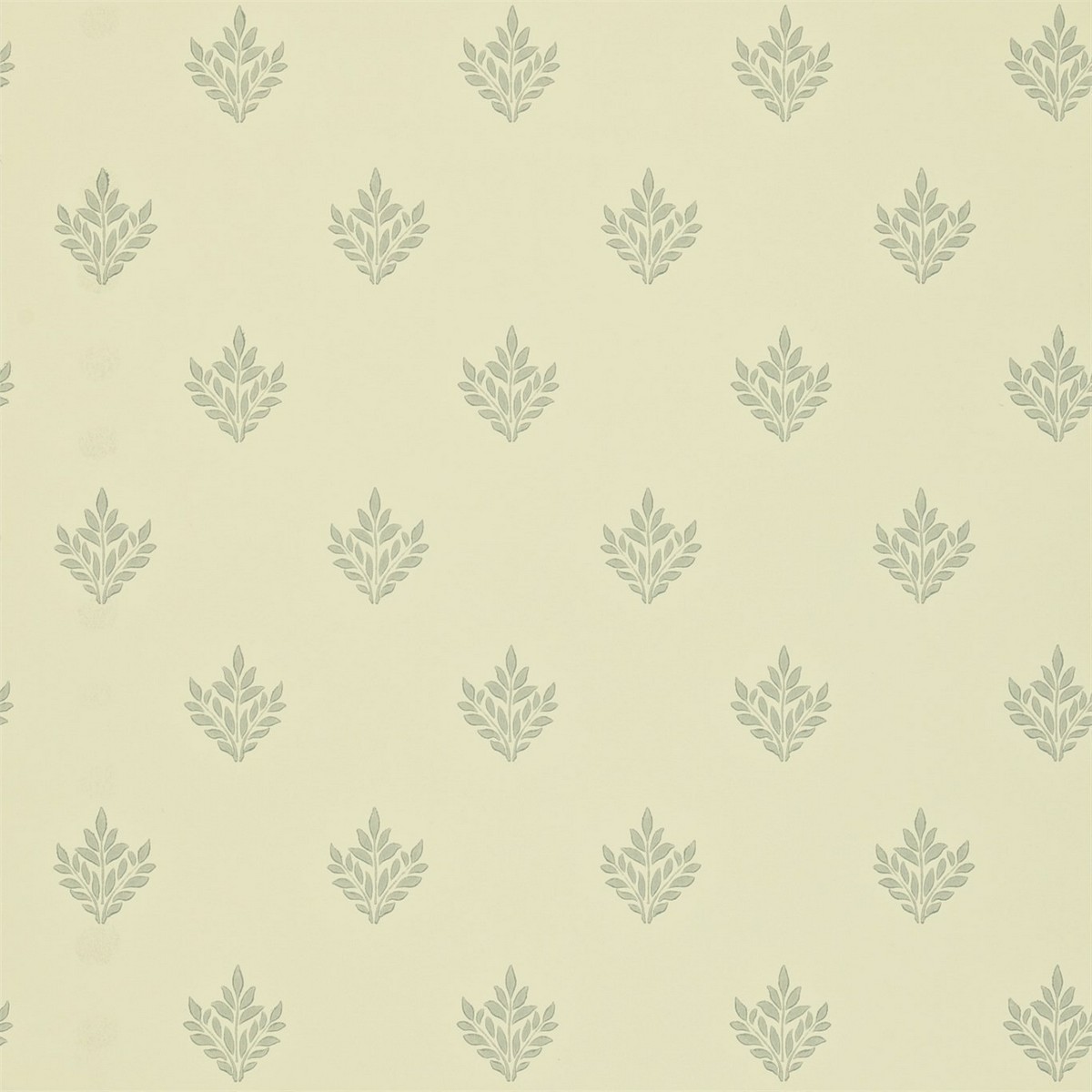 Pearwood Ivory/Slate Fabric by William Morris & Co.