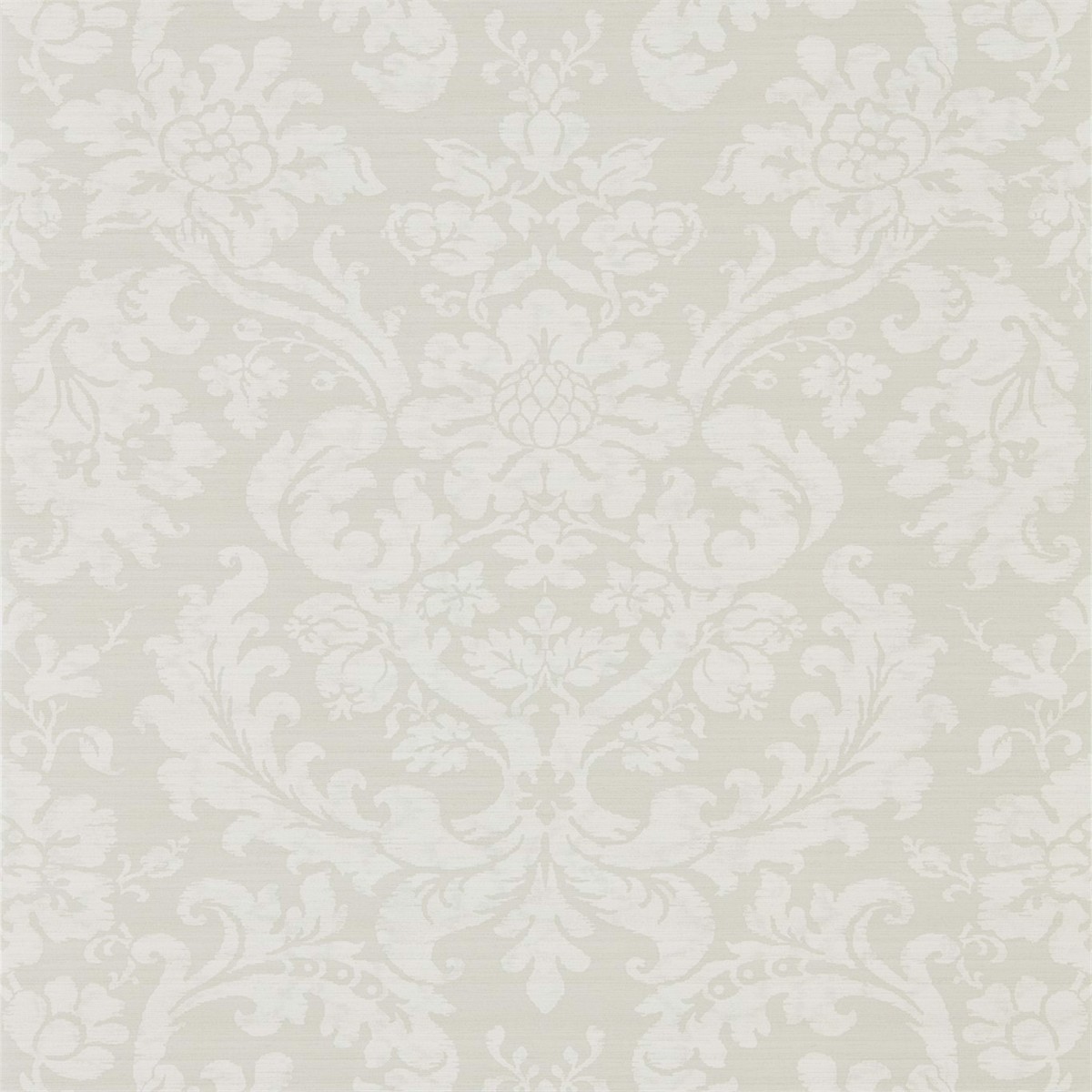 Tours Silver Fabric by Zoffany