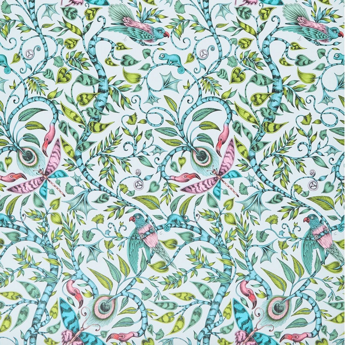 Rousseau Eggshell Fabric by Emma J Shipley