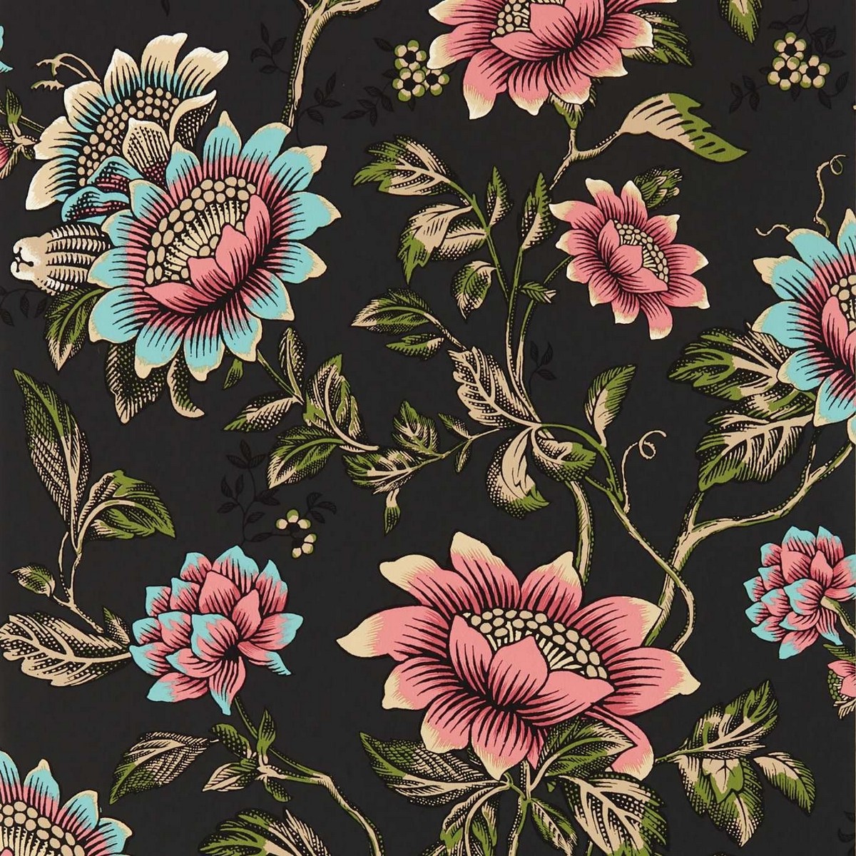Tonquin Noir Fabric by Wedgwood