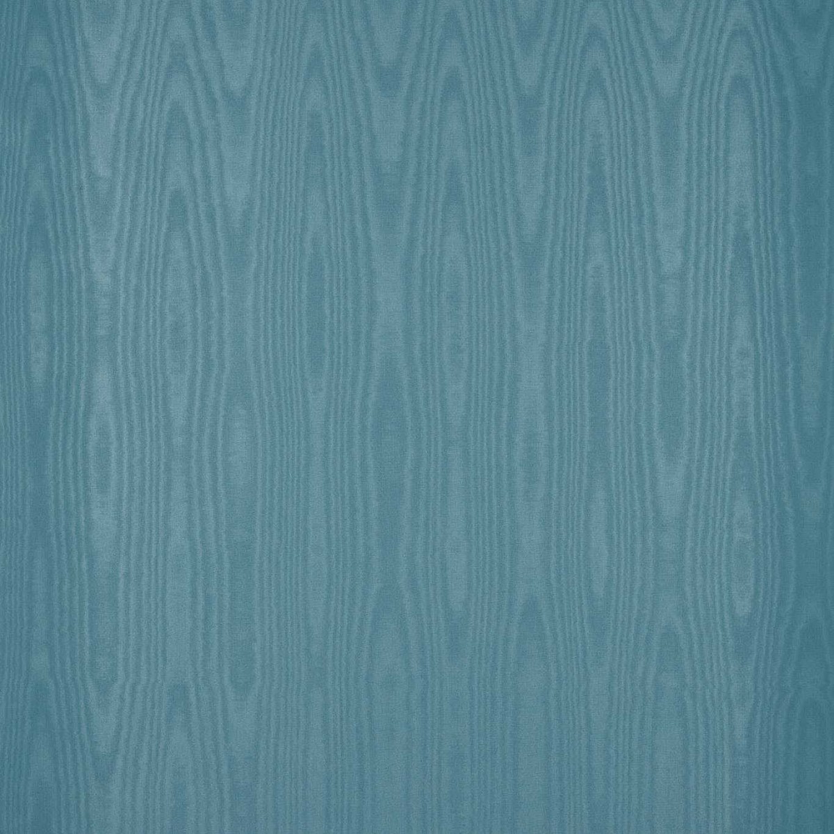 Moire Wallcovering Blue Silk Fabric by Zoffany