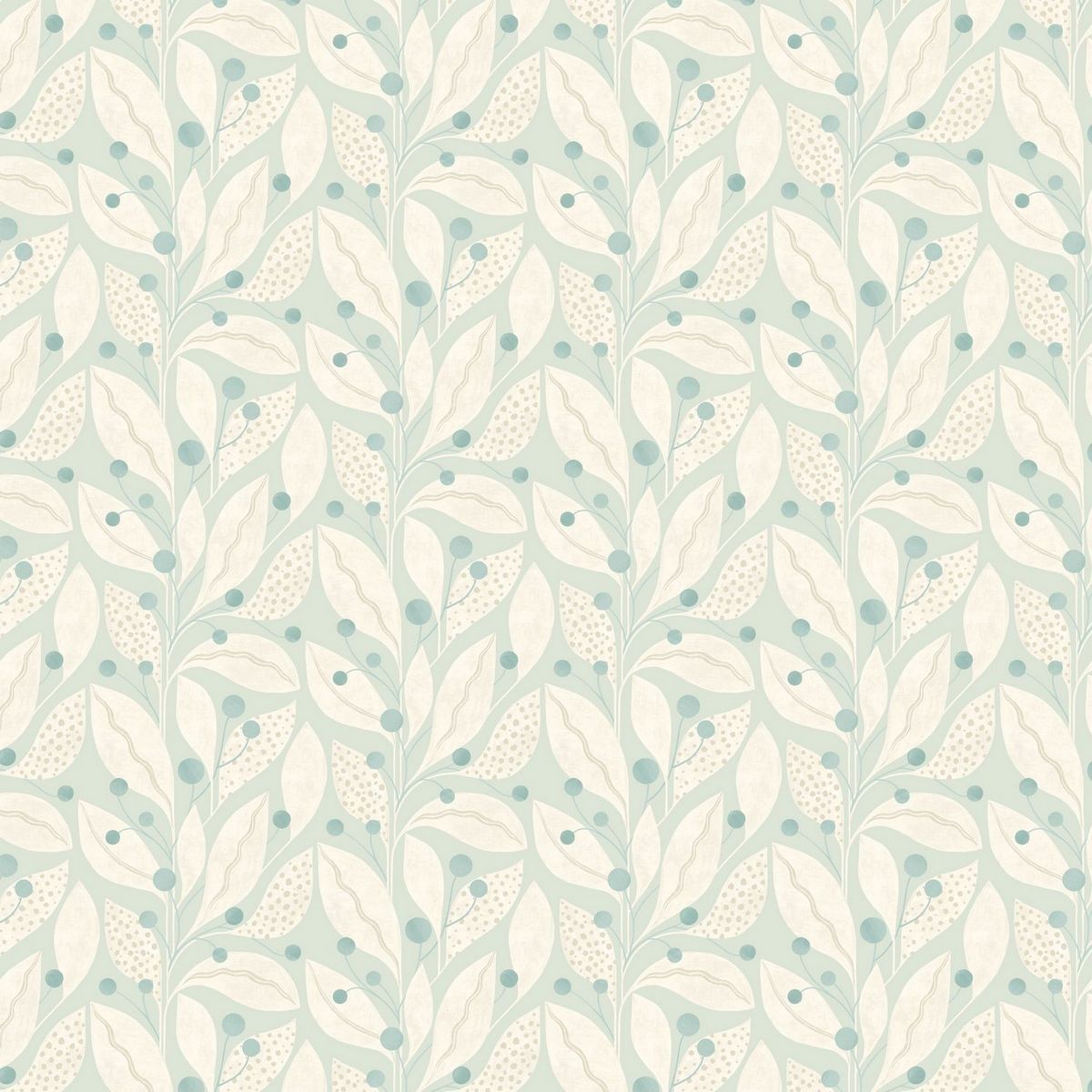 Berry Dot Duckegg Fabric by Ohpopsi